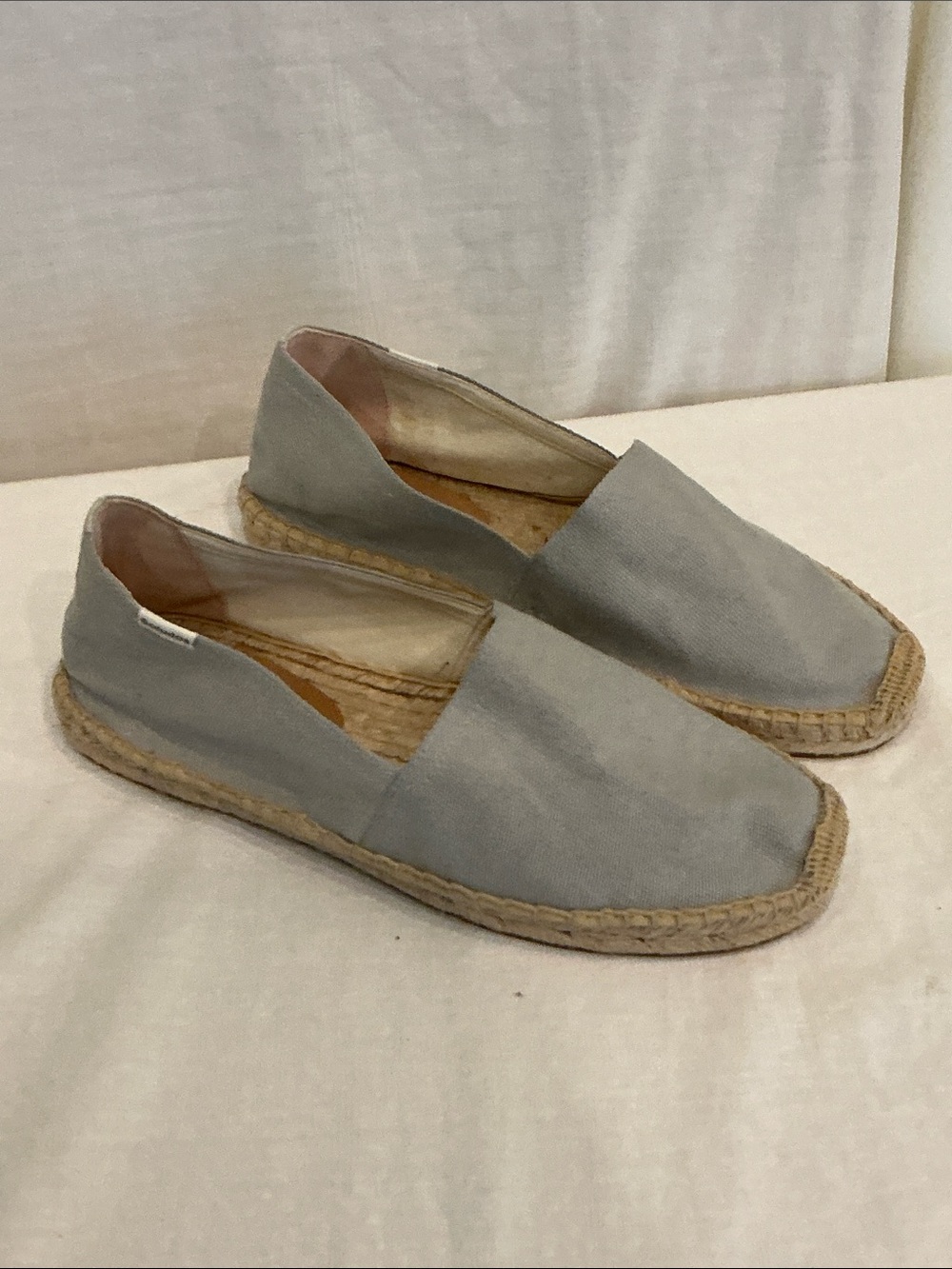 Soludos Gray Espadrille Size 9. Never worn.